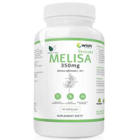 WISH MELISA EKSTRAKT 350MG 90 KAPSUŁEK VEGE