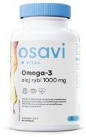 OSAVI OMEGA-3 OLEJ RYBI MOLECULARLY DISTILLED 1000MG 60 SOFTGELS