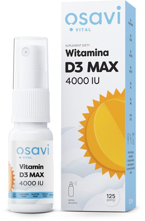 OSAVI WITAMINA D3 SPRAY DOUSTNY MAX 4000IU 12,5ML