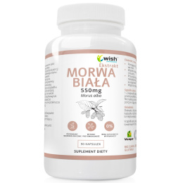WISH MORWA BIAŁA 550MG 90 KAPSUŁEK