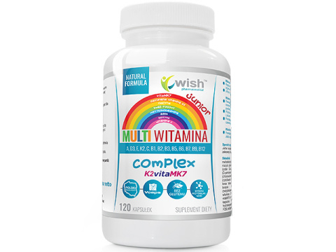WISH MULTI WITAMINA JUNIOR 120 KAPSUŁEK