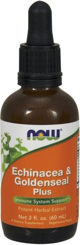 NOW FOODS Echinacea i Gorzknik Kanadyjski z Gliceryną Plus - 60 ml.