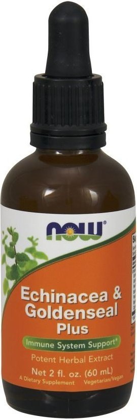 NOW FOODS Echinacea i Gorzknik Kanadyjski z Gliceryną Plus - 60 ml.