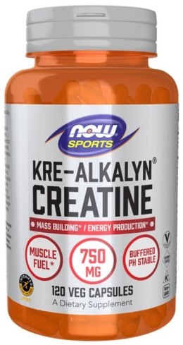 NOW FOODS Kre-Alkalyn Creatine, Kreatyna - 120 caps