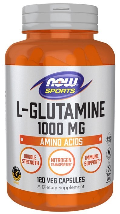 NOW FOODS L-Glutamine, 1000mg - 120 vcaps
