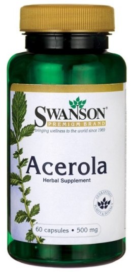 SWANSON ACEROLA 500 MG 60 KAPSUŁEK