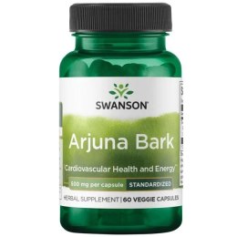 SWANSON KORA ARJUNY 500 MG 60 KAPSUŁEK WEGETARIAŃSKICH