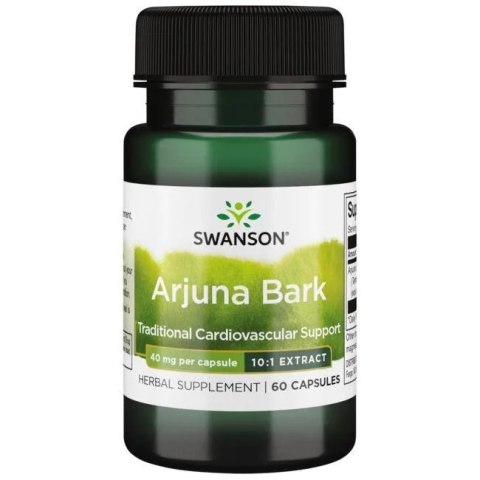 SWANSON KORA ARJUNY (EKSTRAKT 10:1) 40 MG 60 KAPSUŁEK