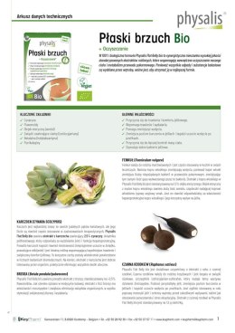 TABLETKI NA WZDĘCIA I PŁASKI BRZUCH BIO 45 szt. - PHYSALIS