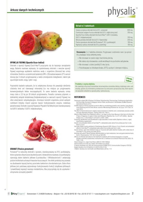 TABLETKI NA WZDĘCIA I PŁASKI BRZUCH BIO 45 szt. - PHYSALIS