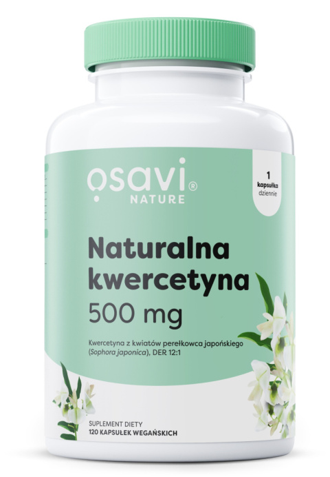 OSAVI Naturalna Kwercetyna - 500mg - 120 vegan caps
