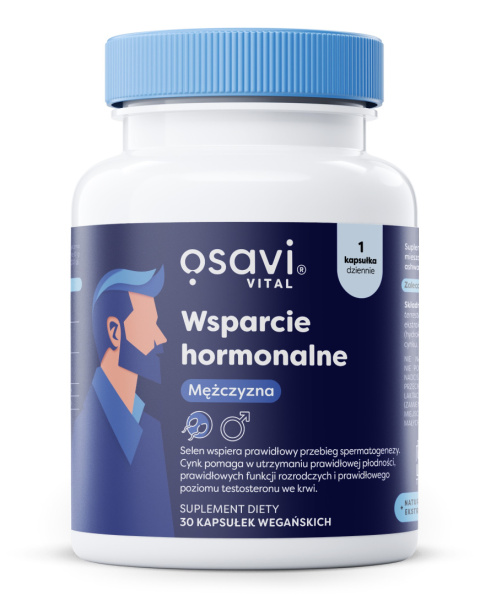 OSAVI Wsparcie Hormonalne Mężczyzna - 30 vegan caps
