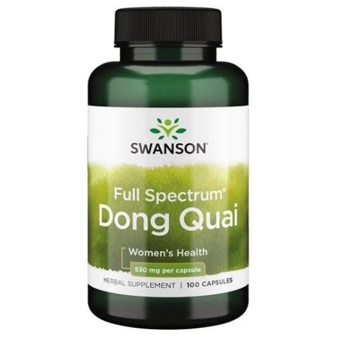 SWANSON FULL SPECTRUM DONG QUAI 530 MG 100 KAPSUŁEK