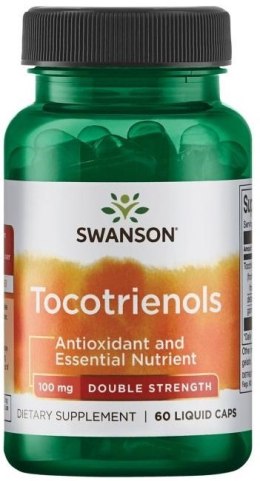 SWANSON TOKOTRIENOLE 100 MG PODWÓJNEJ MOCY 60 KAPSUŁEK PŁYNNYCH