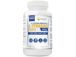 WISH L-TYROSINE FORTE 500MG L-LEUCYNA 120 KAPS