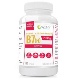 WISH WITAMINA B7 2500MCG BIOTYNA (H) 120 KAPSUŁEK