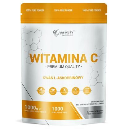 WISH WITAMINA C W PROSZKU KWAS L-ASKORBINOWY 1000G