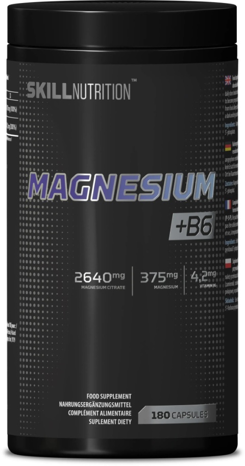 SKILL MAGNEZ + B6, 180 KAPSUŁEK