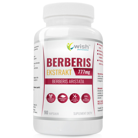 WISH BERBERIS EXTRACT 5:1 777MG 90 KAPSUŁEK