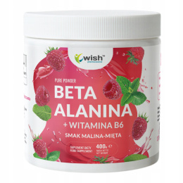 WISH BETA ALANINA 400G MALINA - MIĘTA