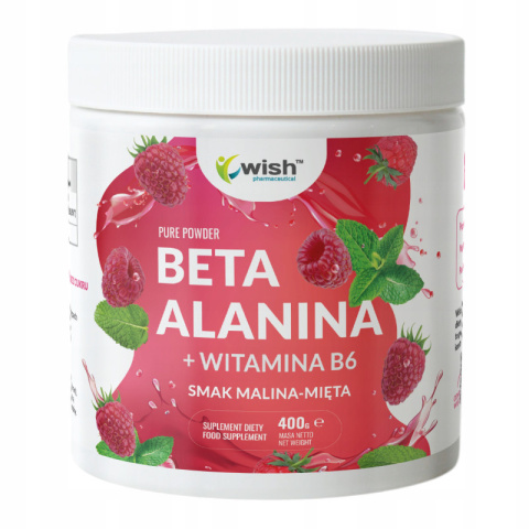 WISH BETA ALANINA 400G MALINA - MIĘTA