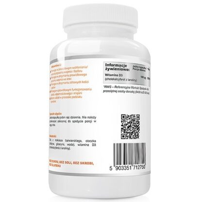 WISH WITAMINA D3 4000IU 120 KAPSUŁEK MIĘKKICH