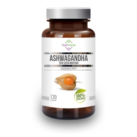 ASHWAGANDHA EKSTRAKT 500 mg 120 KAPSUŁEK - SOUL FARM