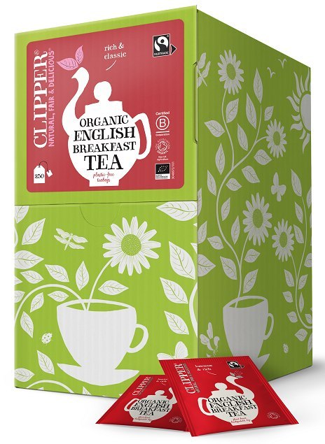 HERBATA ENGLISH BREAKFAST FAIR TRADE BIO (250 x 2,2 g) 550 g - CLIPPER