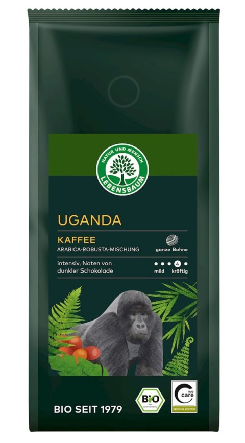 #KAWA ZIARNISTA ARABICA/ROBUSTA UGANDA BIO 250 g - LEBENSBAUM