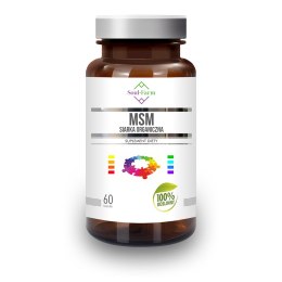 MSM SIARKA ORGANICZNA 650 mg 60 KAPSUŁEK - SOUL FARM