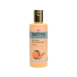 ŻEL DO MYCIA CIAŁA POMARAŃCZOWY 210 ml - SATTVA (AYURVEDA)