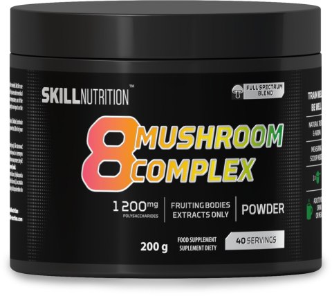 KOMPLEKS 8 GRZYBÓW MUSHROOM COMPLEX - 200G SKILL