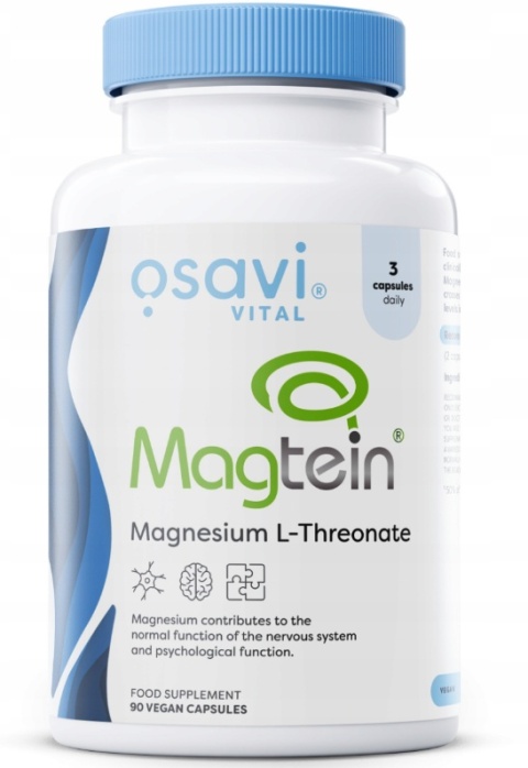 OSAVI L-Treonian magnezu UMYSŁ Magtein 90 tabs