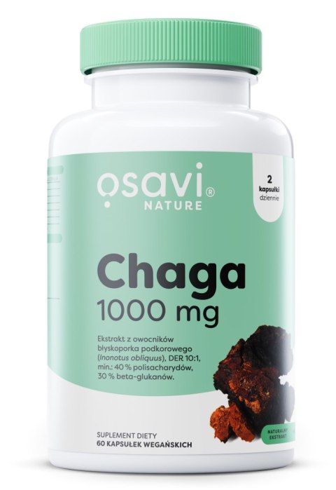 CHAGA 1000 MG ODPORNOŚĆ GRZYB 60 KAPS. VEGE OSAVI