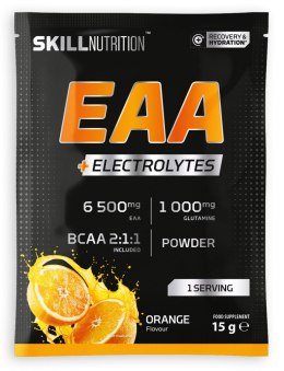 EAA + ELEKTROLITY, POMARAŃCZA - 15G (1 SASZETKA) SKILL