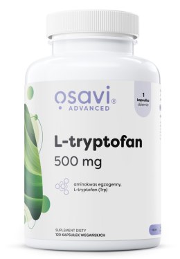 L-TRYPTOFAN 500 MG SEN NASTRÓJ 120 KAPS. VEGE OSAVI