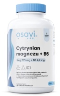 MAGNEZ CYTRYNIAN + B6 SKURCZE NERWY 180 KAPS. OSAVI