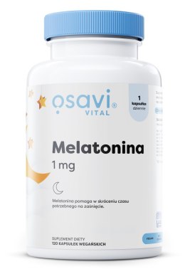 MELATONINA 1 MG SEN ZASYPIANIE 120 KAPS. VEGE OSAVI