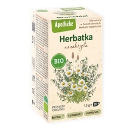 HERBATKA NA OSKRZELA Z TYMIANKIEM BIO 20 x 1,5 g - APOTHEKE