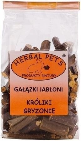 Herbal Pets gałązki jabłoni do gryzienia dla gryzoni i królików 100g