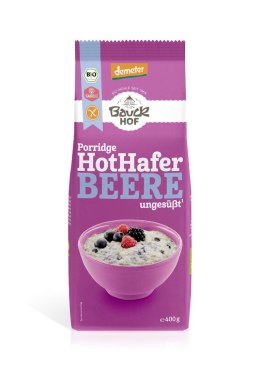 TERMIN 12/09/2026 OWSIANKA Z OWOCAMI LEŚNYMI BEZ DODATKU CUKRU BEZGLUTENOWA DEMETER BIO 400 g - BAUCK HOF
