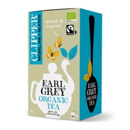 HERBATA CZARNA EARL GREY FAIR TRADE BIO (20 x 2 g) 40 g - CLIPPER