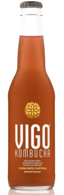 TERMIN 29/10/2026 KOMBUCHA Z YERBĄ MATE BEZGLUTENOWA BIO 330 ml - VIGO