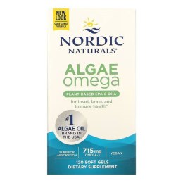 NORDIC NATURALS Algae Omega omega-3 z alg 120 kapsułek