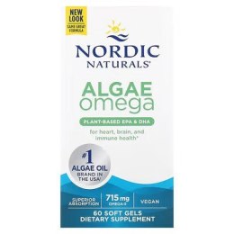 NORDIC NATURALS Algae Omega omega-3 z alg 60 kapsułek