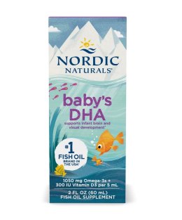 NORDIC NATURALS Baby's DHA omega-3 z witaminą D3 60 ml