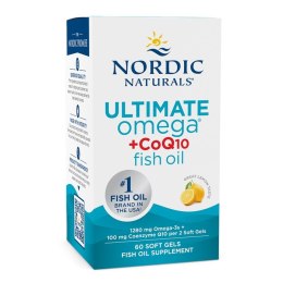 NORDIC NATURALS Ultimate Omega omega-3 Q10 cytryna 60 kapsułek
