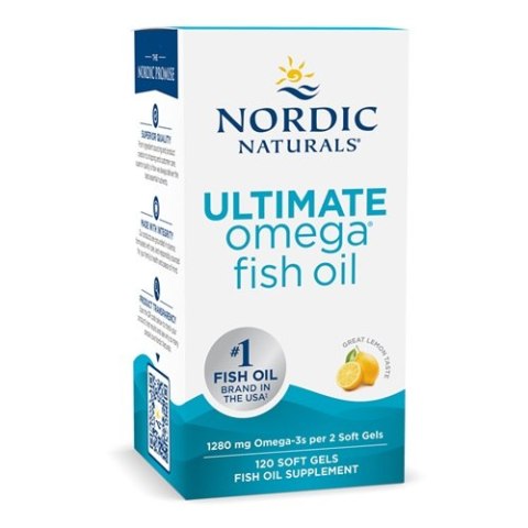 NORDIC NATURALS Ultimate Omega omega-3 cytryna 120 kapsułek