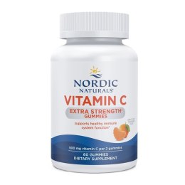 NORDIC NATURALS Witamina C 500 mg 60 żelków mandarynka