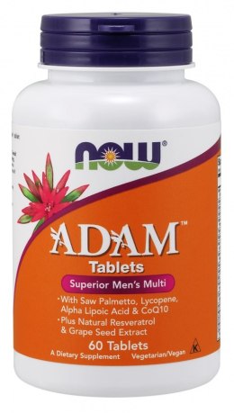 NOW FOODS ADAM multiwitamina dla mężczyzn 60 tabletek